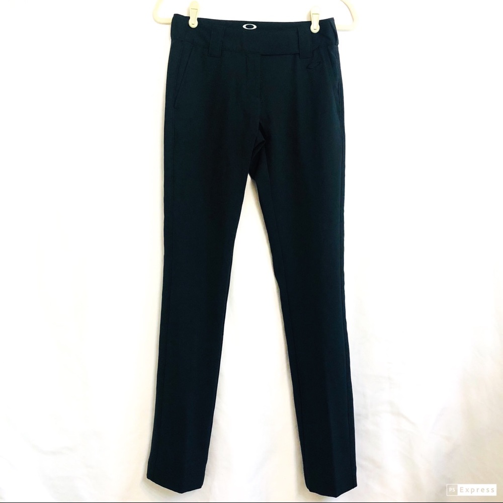 OAKLEY solid dark black golf pants